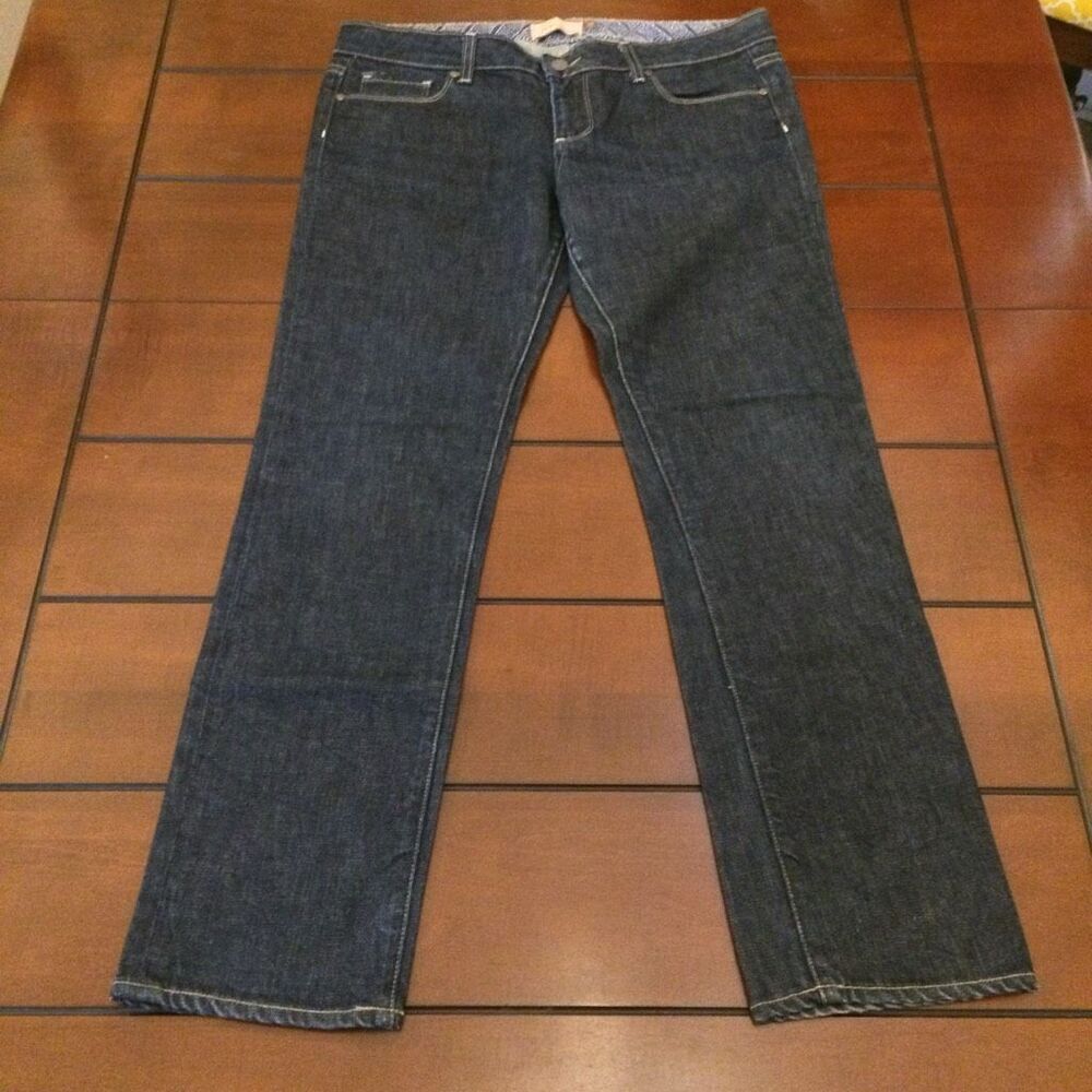 Paige Roxbury dark wash jeans 32 bootcut wide leg